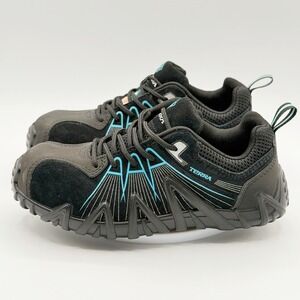 Terra‎ Spider-X Womens Comp Toe Safety Shoe Size 7 Black/Aqua
